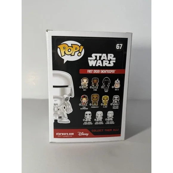 Funko Pop! Vinyl: Star Wars- First Order Snowtrooper #67 - Picture 3 of 4